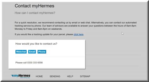 hermes contact email|contact my hermes by email.